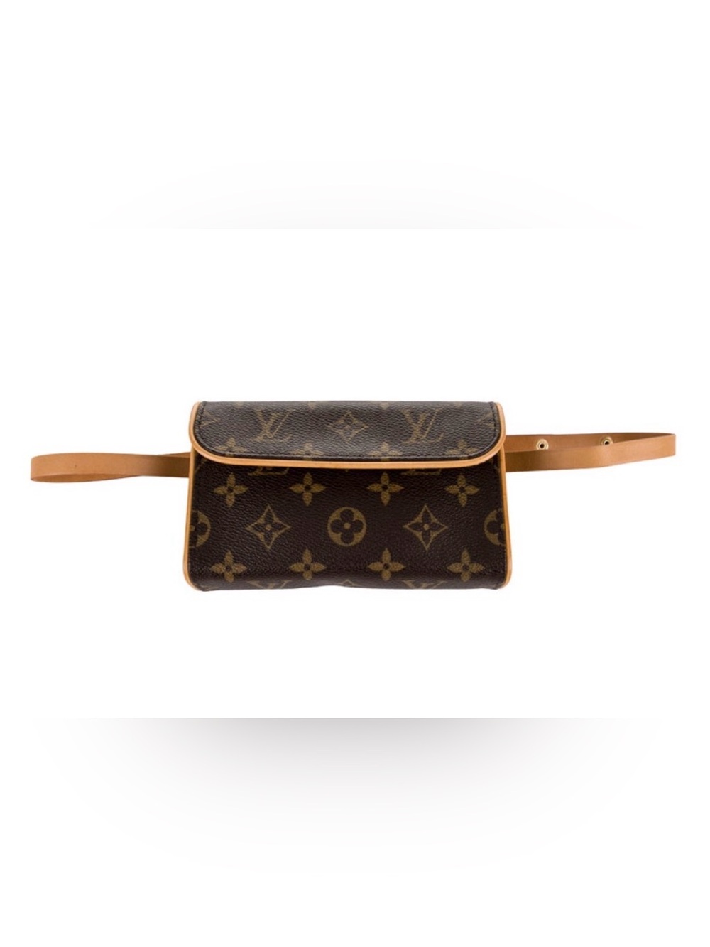 Louis Vuitton Monogram Canvas Waist Bag in Brown and Tan